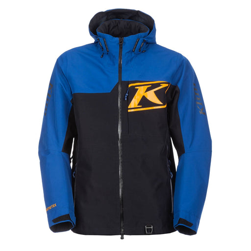 Klim Mens Powerxross Jacket - Non-Current - Black - Nightfall Blue, front view