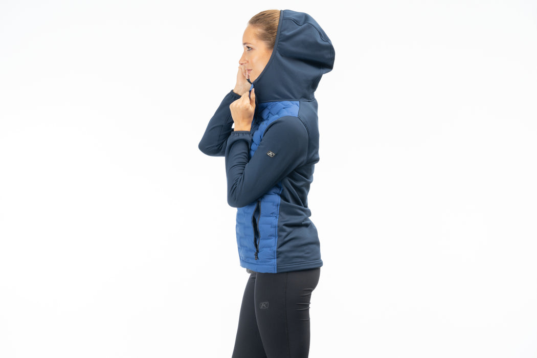 KLIM Womens Luna Stretch Down Hybrid Hoodie