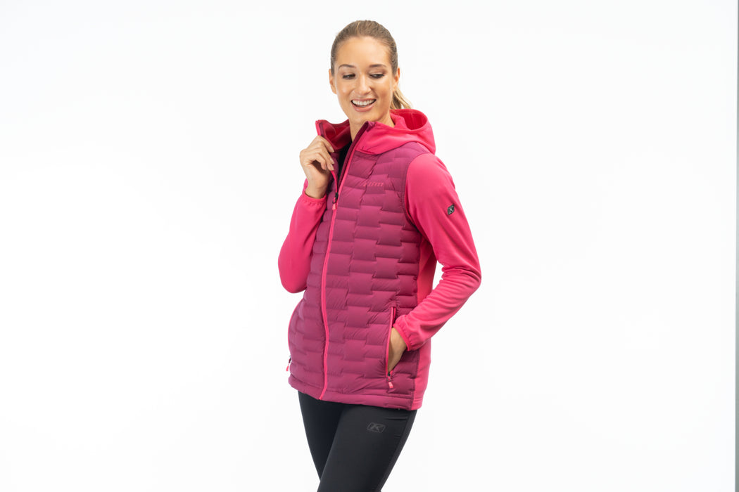 KLIM Womens Luna Stretch Down Hybrid Hoodie