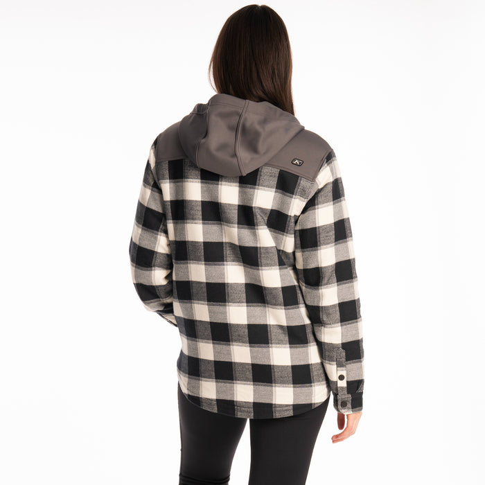 KLIM Womens Big Sky Fleece Lined Flannel Hoodie