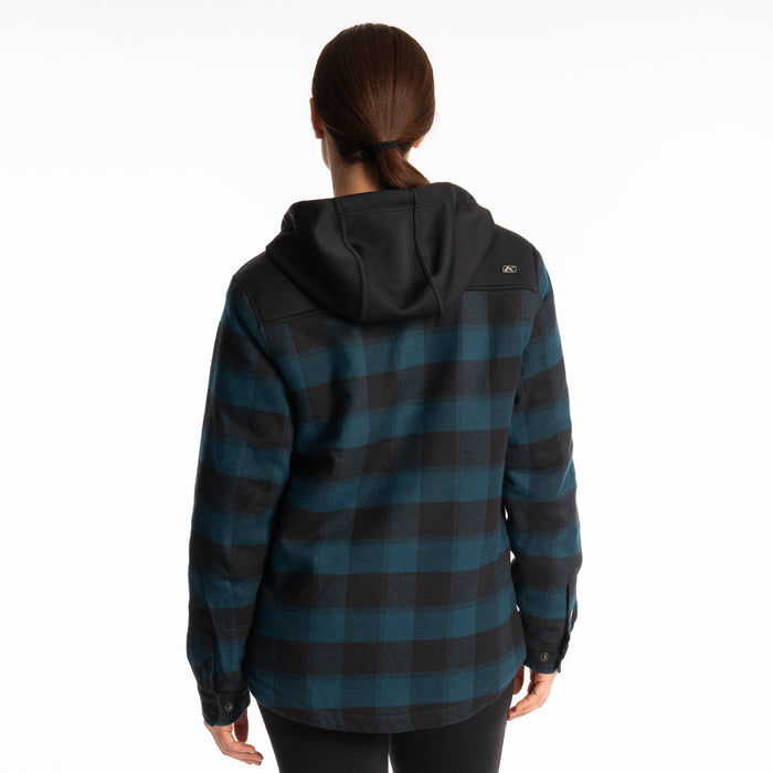 KLIM Womens Big Sky Fleece Lined Flannel Hoodie