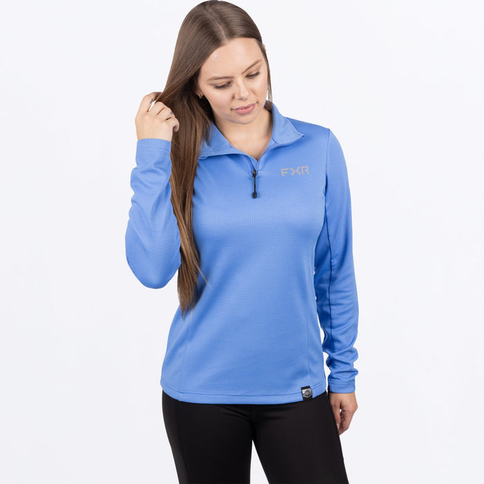 FXR Womens Pilot UPF 1/4 Zip Longsleeve