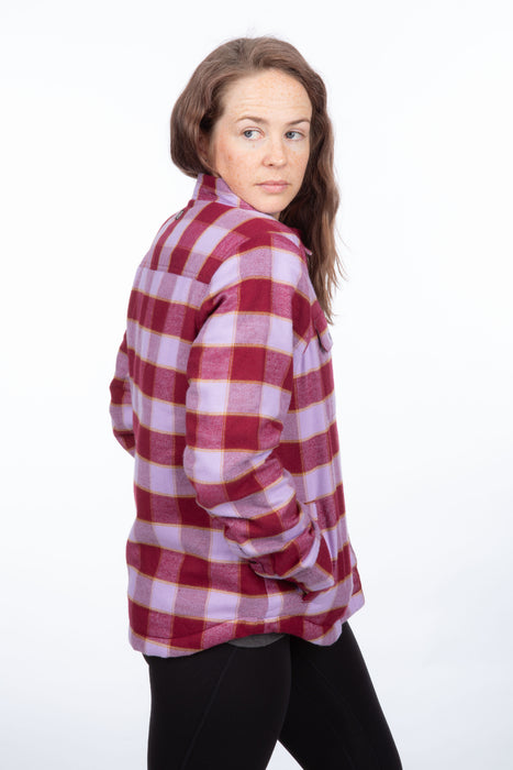 KLIM Womens Clouds Rest Fleece Lined Flannel Shirt