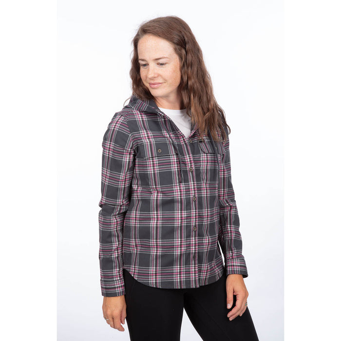 KLIM Womens Ginny Mountain Midweight Stretch Flannel Hoodie