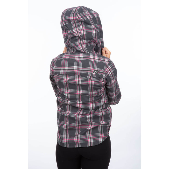 KLIM Womens Ginny Mountain Midweight Stretch Flannel Hoodie