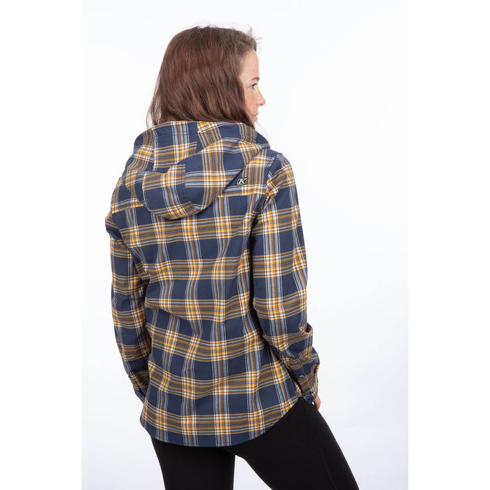 KLIM Womens Ginny Mountain Midweight Stretch Flannel Hoodie