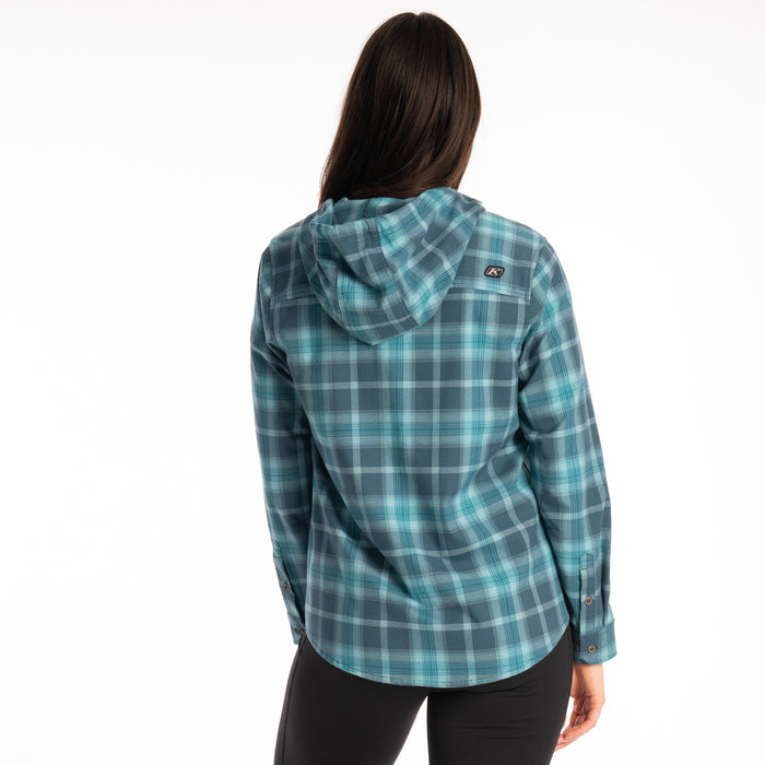 KLIM Womens Ginny Mountain Midweight Stretch Flannel Hoodie