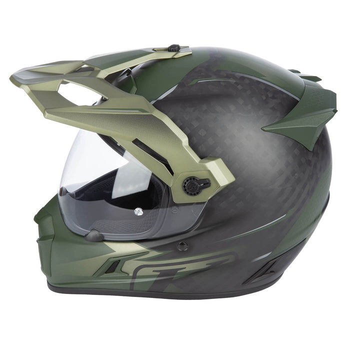 Klim Krios Pro Helmet ECE/DOT - Echo Matte Black - Rifle Green - Oil Green