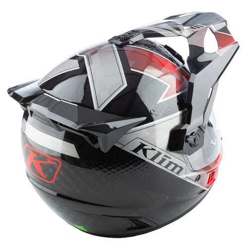 Klim Krios Pro Helmet ECE/DOT (Non-Current) - Spectrum Black - Fiery Red