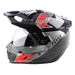 Klim Krios Pro Helmet ECE/DOT (Non-Current) - Spectrum Black - Fiery Red