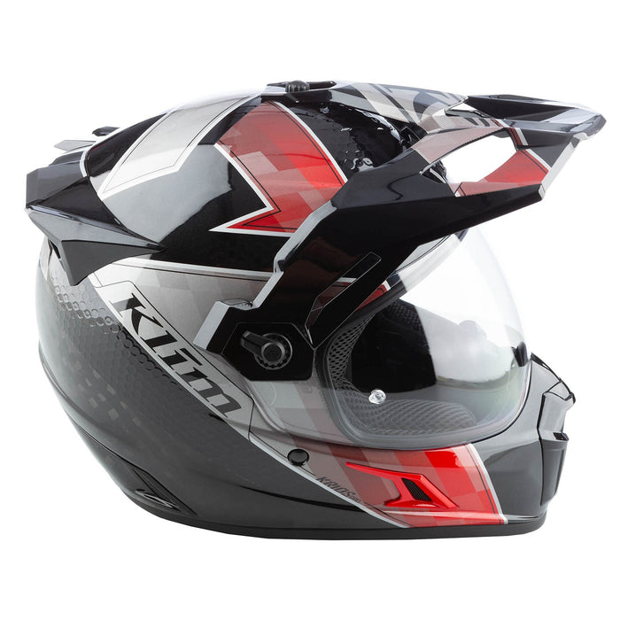 Klim Krios Pro Helmet ECE/DOT (Non-Current) - Spectrum Black - Fiery Red
