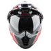 Klim Krios Pro Helmet ECE/DOT (Non-Current) - Spectrum Black - Fiery Red