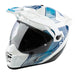 Klim Krios Pro Helmet ECE/DOT - Spectrum White - Blue