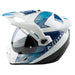 Klim Krios Pro Helmet ECE/DOT - Spectrum White - Blue