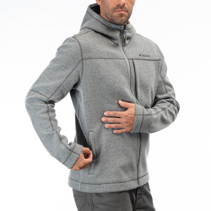 KLIM Mens Bighorn Canyon Wool Fleece Hooded Jacket