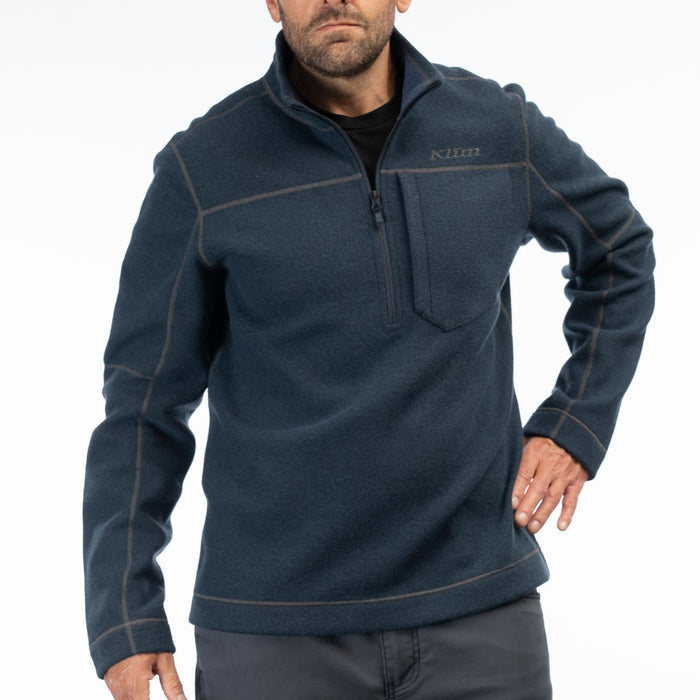 KLIM Mens Bighorn Canyon Wool Fleece 1/4 Zip