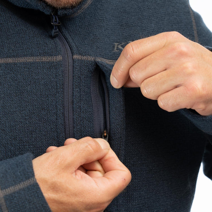 KLIM Mens Bighorn Canyon Wool Fleece 1/4 Zip