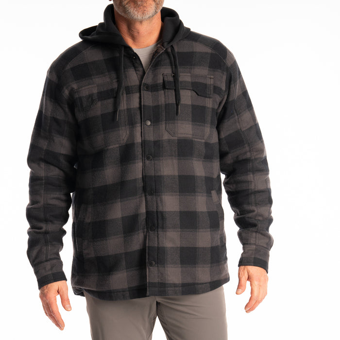 KLIM Mens Targhee Fleece Lined Flannel Hoodie