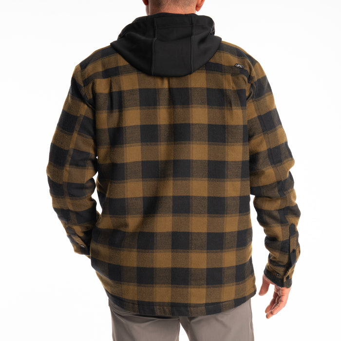 KLIM Mens Targhee Fleece Lined Flannel Hoodie