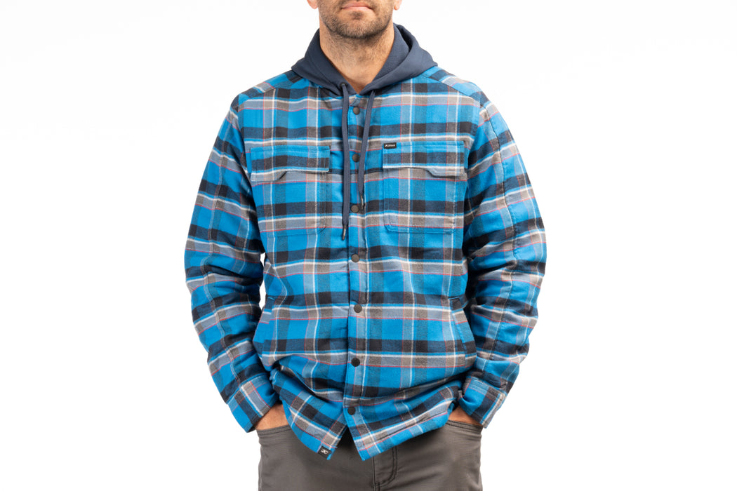 KLIM Mens Targhee Fleece Lined Flannel Hoodie