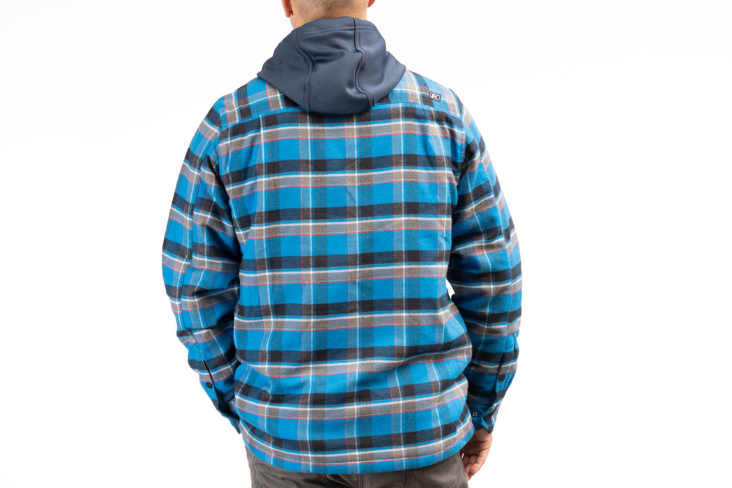 KLIM Mens Targhee Fleece Lined Flannel Hoodie