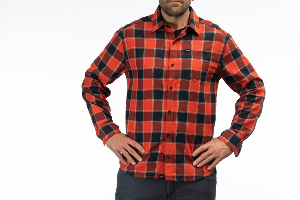 KLIM Mens Cottonwood Midweight Flannel Shirt