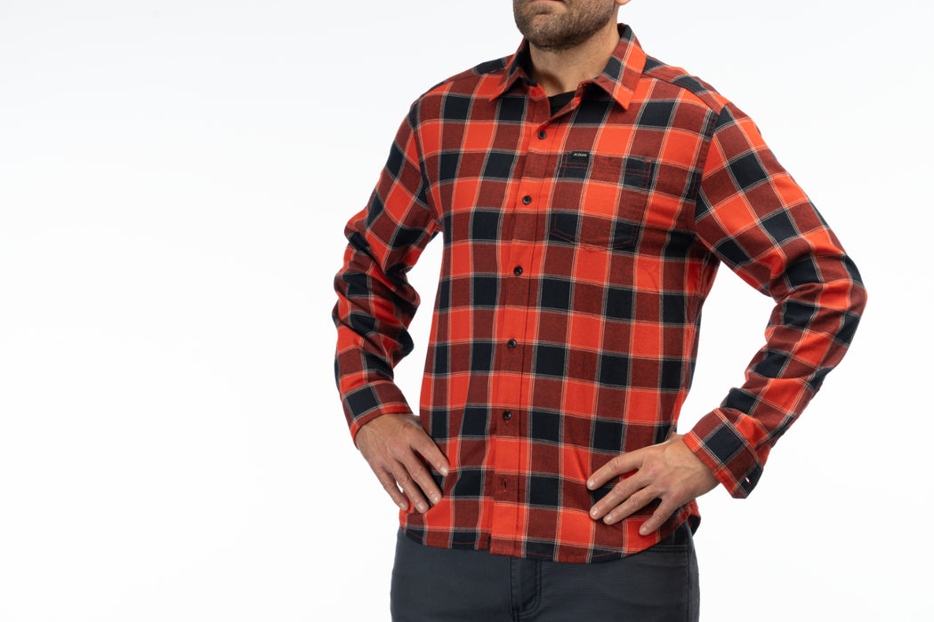 KLIM Mens Cottonwood Midweight Flannel Shirt