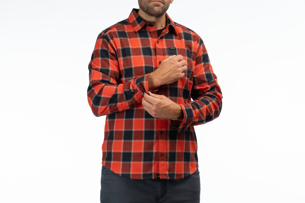 KLIM Mens Cottonwood Midweight Flannel Shirt