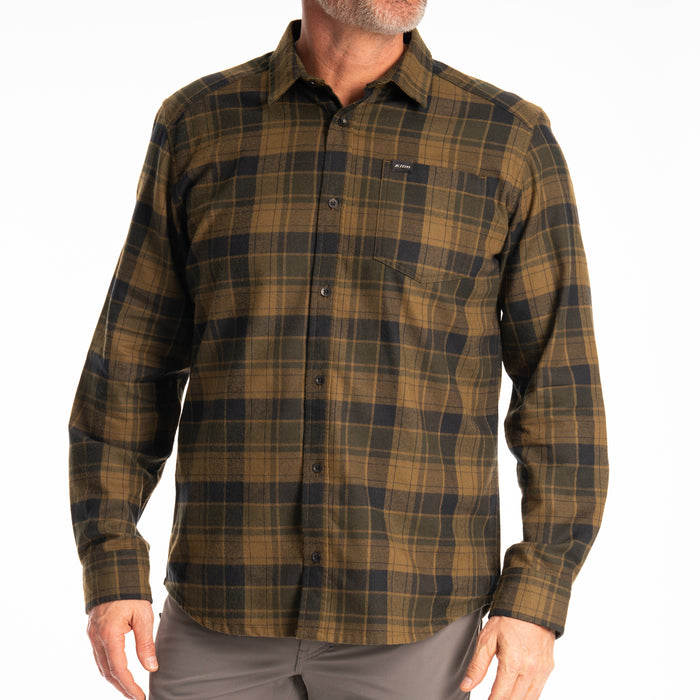 KLIM Mens Cottonwood Midweight Flannel Shirt