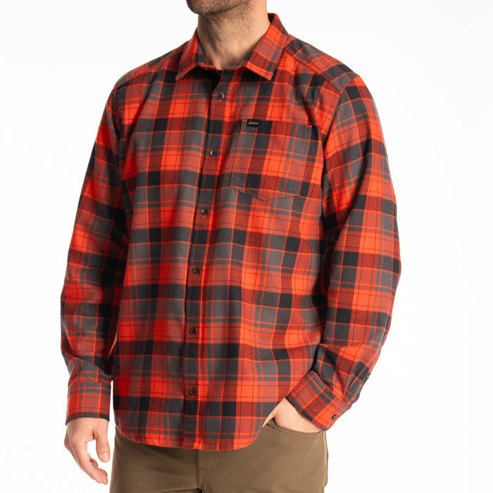 KLIM Mens Cottonwood Midweight Flannel Shirt