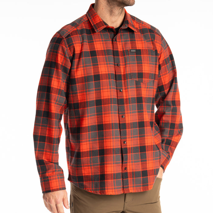 KLIM Mens Cottonwood Midweight Flannel Shirt