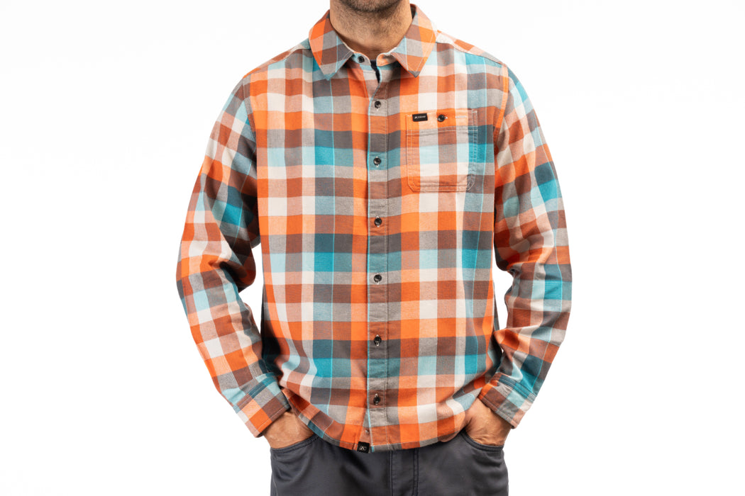 KLIM Mens Cottonwood Midweight Flannel Shirt