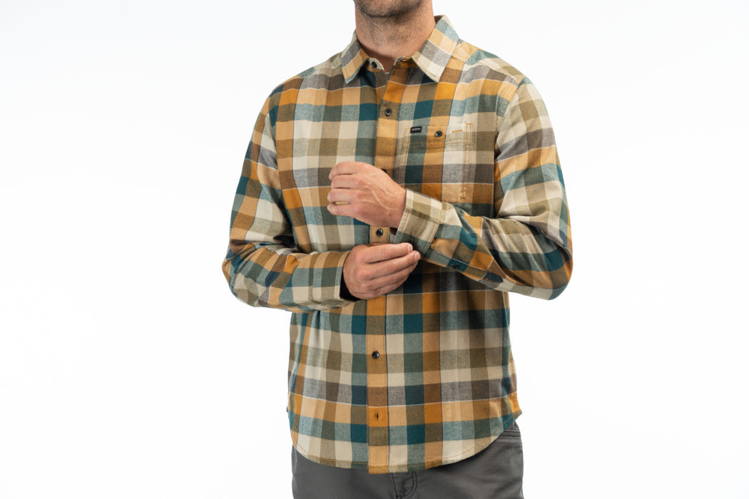 KLIM Mens Alderson Midweight Flannel Shirt