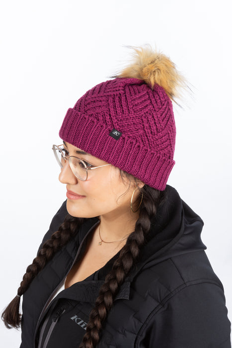 KLIM Chevron Pom Beanie