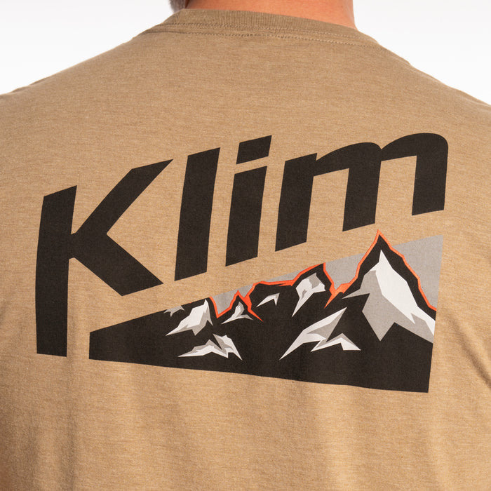 KLIM Mens Mountain Peak Tri-blend Tee