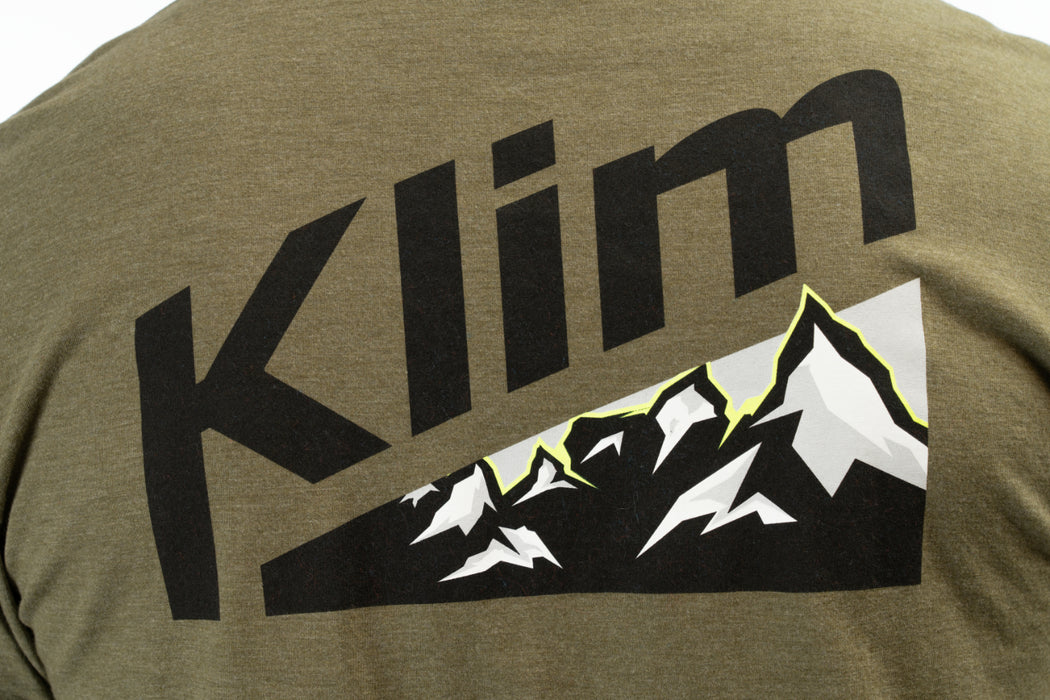 KLIM Mens Mountain Peak Tri-blend Tee