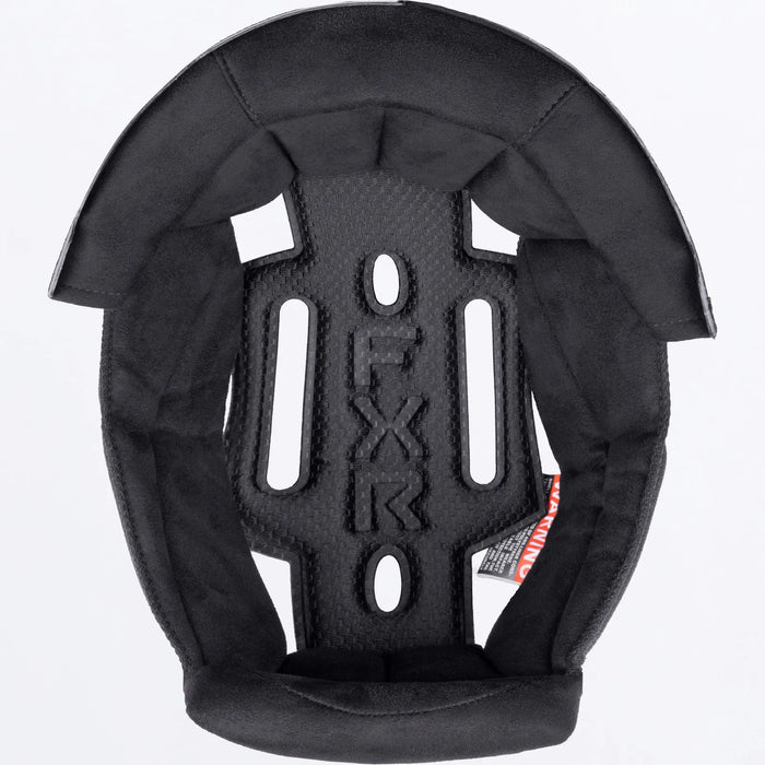 FXR Youth Apex Snow Helmet Liner - Black, front view