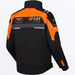 FXR Mens Octane RF Jacket - Black/Orange, view 2