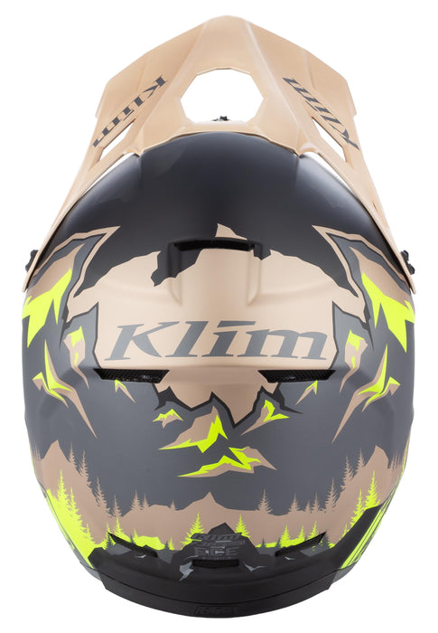 Klim F3 Carbon Helmet ECE - DNA Montana Tan - Hi-Vis, view 6