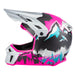 Klim F3 Carbon Helmet ECE - Non-Current - DNA Pink - High Rise, view 3