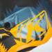 Klim F3 Carbon Helmet ECE - DNA Sunrise - Petrol, view 9