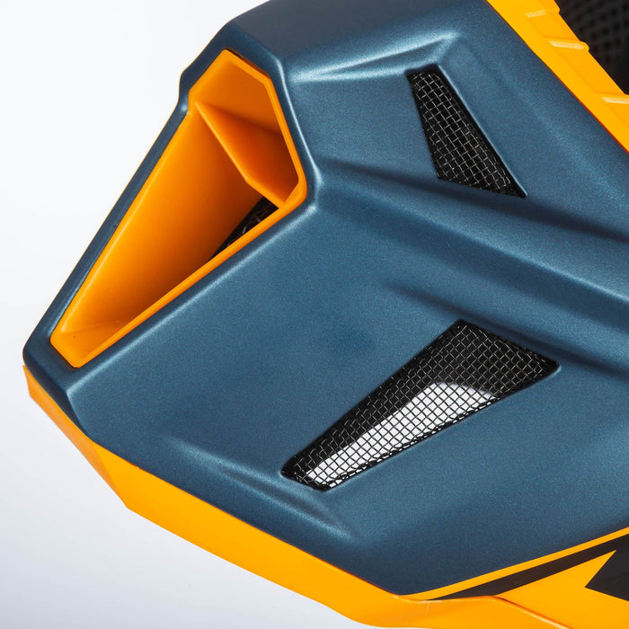 Klim F3 Carbon Helmet ECE - DNA Sunrise - Petrol, view 16