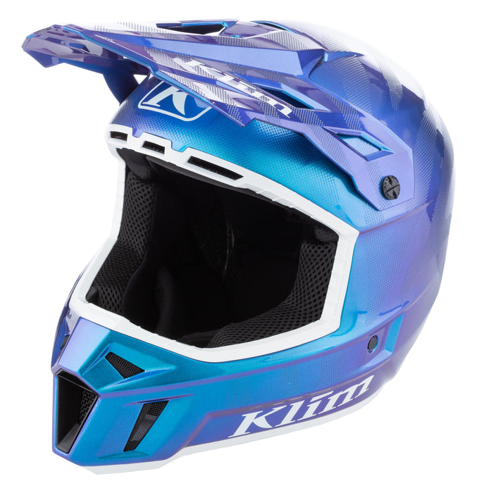 Klim F3 Carbon Helmet ECE - Non-Current - Mystic, front view