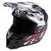 Klim F3 Carbon Helmet ECE - Non-Current - Scorched Chrome, front view
