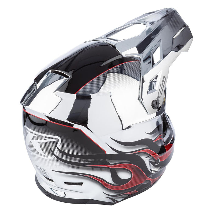 Klim F3 Carbon Helmet ECE - Non-Current - Scorched Chrome, view 2