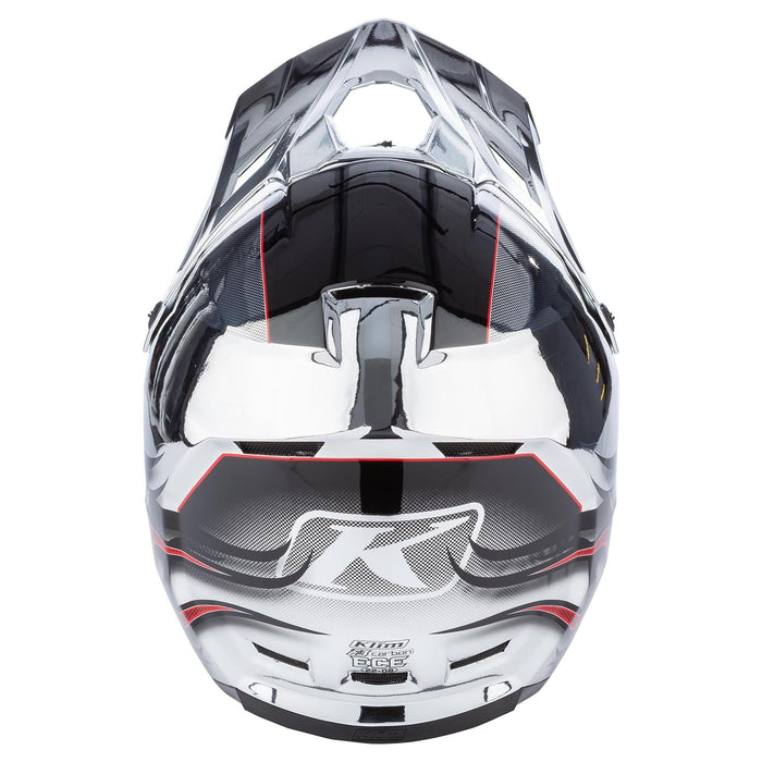 Klim F3 Carbon Helmet ECE - Non-Current - Scorched Chrome, view 6