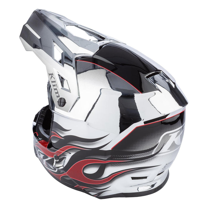 Klim F3 Carbon Helmet ECE - Non-Current - Scorched Chrome, view 8