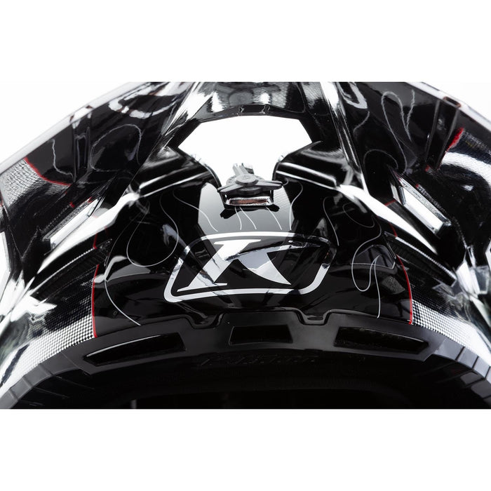 Klim F3 Carbon Helmet ECE - Non-Current - Scorched Chrome, view 10