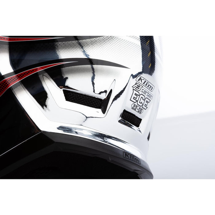 Klim F3 Carbon Helmet ECE - Non-Current - Scorched Chrome, view 11