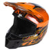 Klim F3 Carbon Helmet ECE - Scorched Sunrise, front view